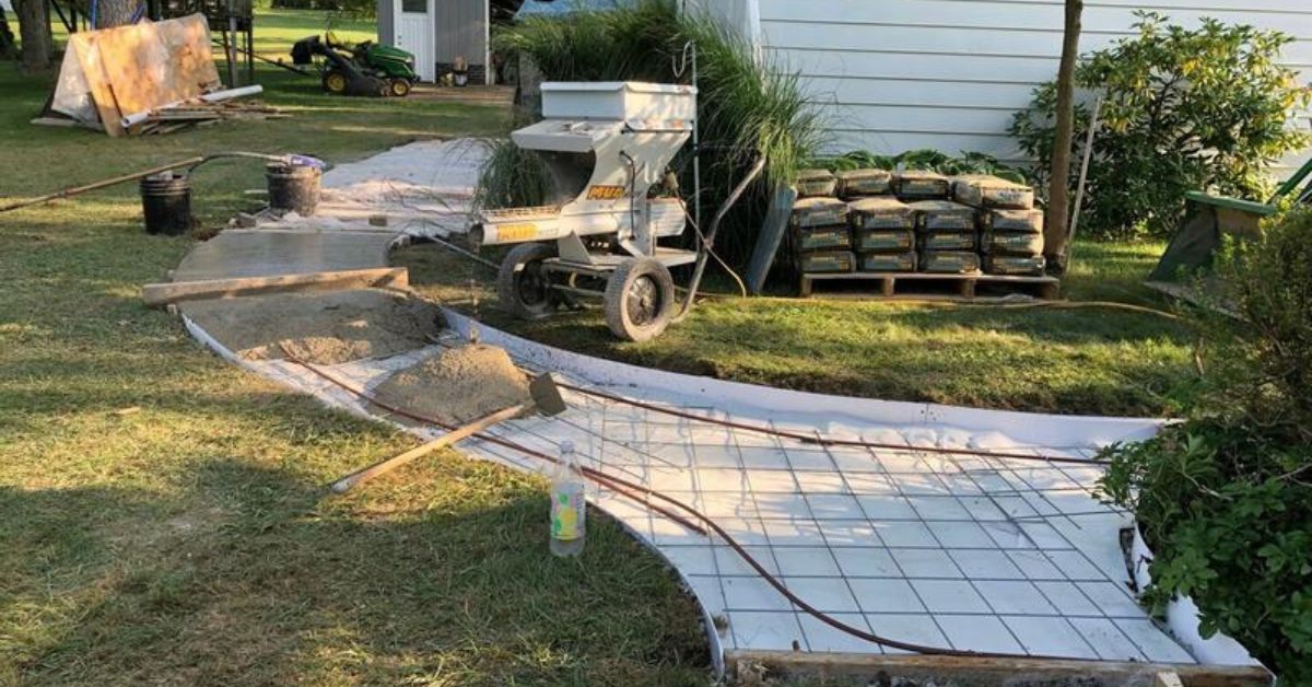 How to Build a Concrete Walkway: A Step-by-Step DIY Guide